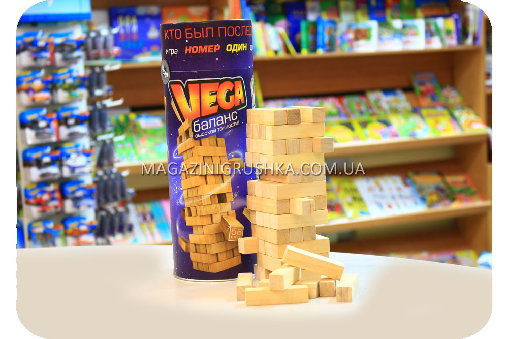 Настольная игра Vega ( Вега ). Украинская версия игры Башня Дженга ( Jenga ) - фото 2 - id-p107172492