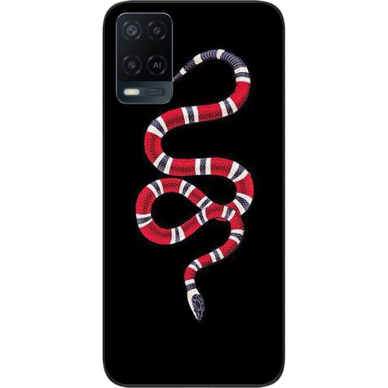 Силіконовий чохол для OPPO A54 з картинкою Змія, фото 1