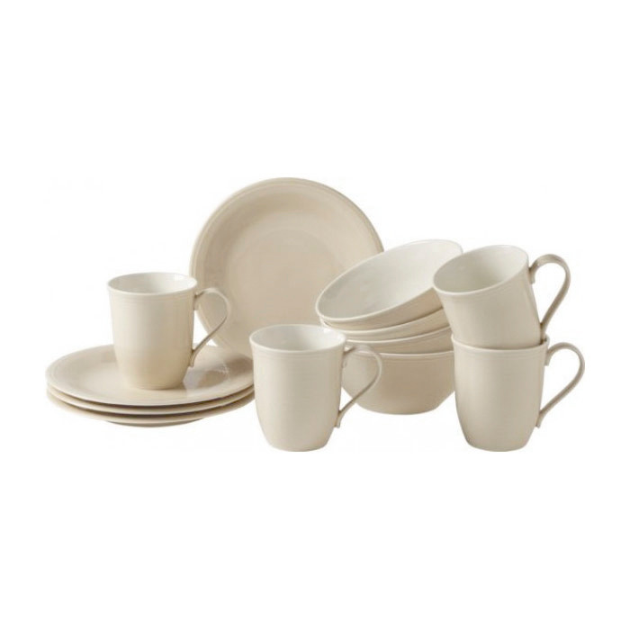 Набір столового посуду для сніданку Villeroy & Boch Color Loop Sand 4/12 1952839028
