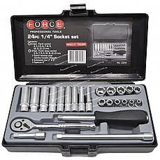 Набір інструменту FORCE 2253 1/4" (24 предмета)