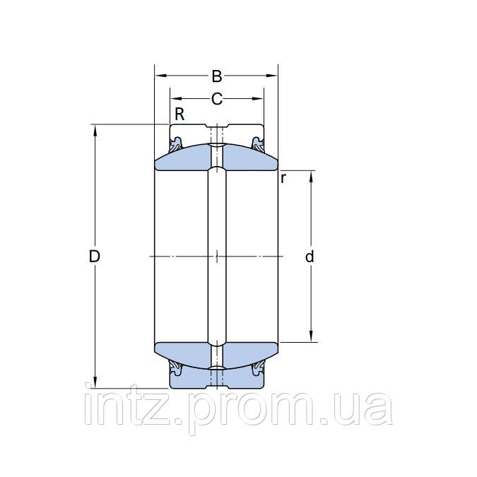 Купить Подшипник GEZ 100 ES2RS SKF, цена 1242 ₴ — Prom.ua (ID1438202277)