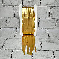 Шторка фольгована для фотозони завісу з дощику Золота матова 1х2 м (16145-5-18-2)