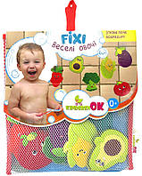 Игрушки на присосках для купания в ванной Овощи, KinderenOK (240221)