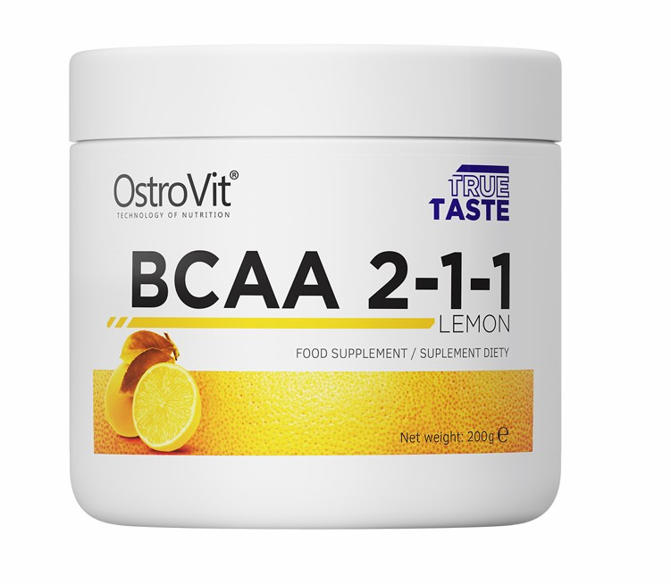 Аминокомплекс OstroVit BCAA 2-1-1 200г лимон