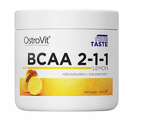 Аминокомплекс OstroVit BCAA 2-1-1 200г лимон