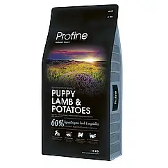 Сухий гіпоалергенний корм для цуценят всіх порід Profine Puppy Lamb з ягням і картоплею 15 кг(170547/7510)