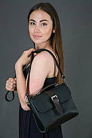 Женская кожаная сумка Марта, натуральная кожа Grand, цвет Черный