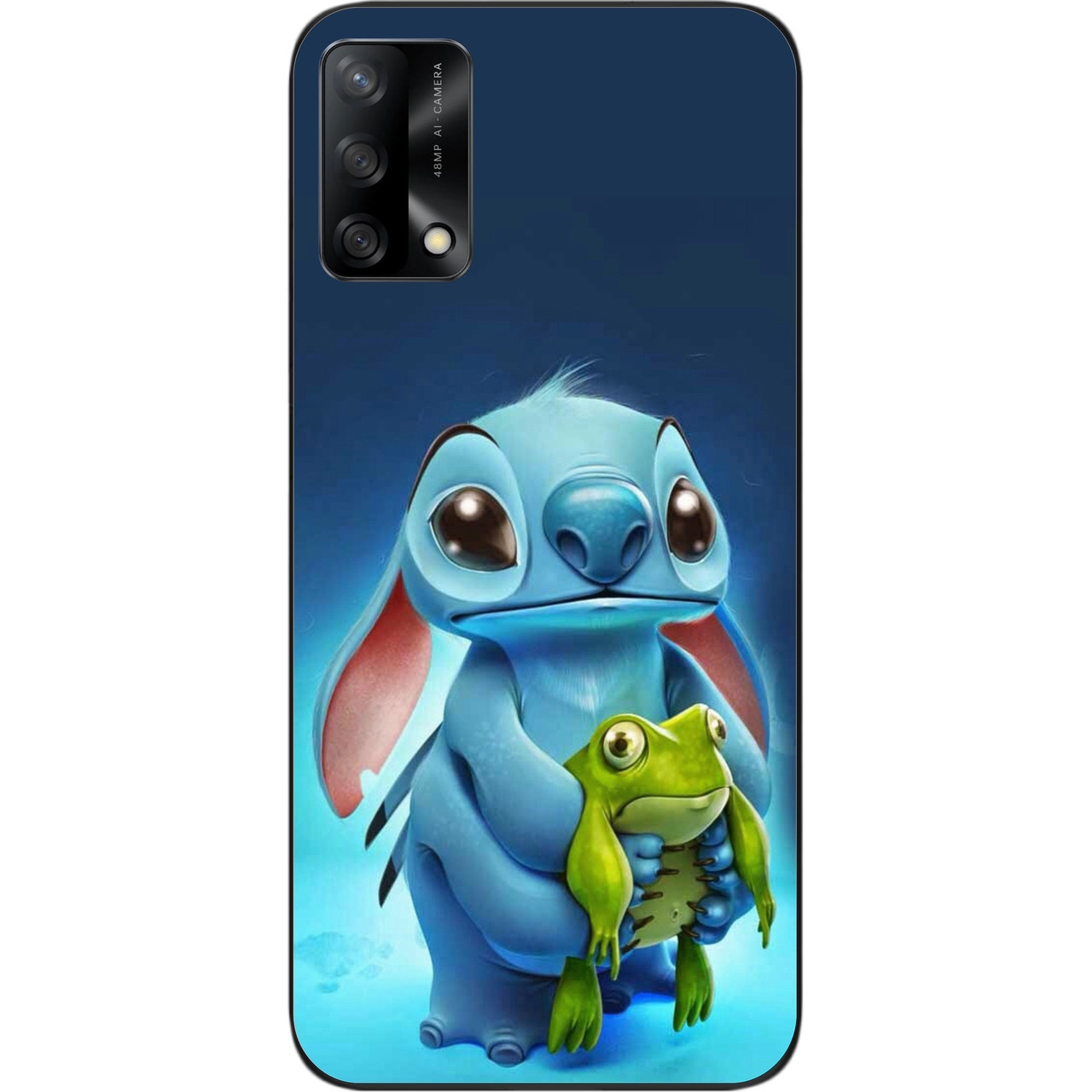 Силіконовий чохол бампер для OPPO A74 з картинкою Стіч, фото 1