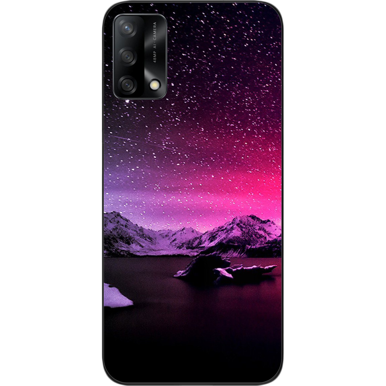 Силіконовий чохол бампер для OPPO A74 з картинкою Зірки, фото 1