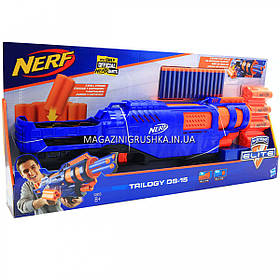 Бластер Hasbro Nerf Еліт Трилоджи DS-15, 58 см, м'які патрони (E2853)