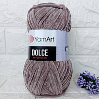 Плюшевая пряжа YarnArt Dolce 754 Кофе с молоком