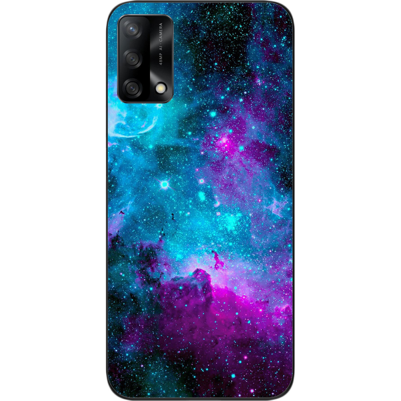 Чохол силіконовий для OPPO A74 з картинкою Космос, фото 1