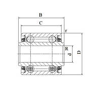 Подшипник DAC 164044 2RS KOYO