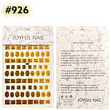 Наклейки для нігтів - 3D стікери JOYFUL NAIL для дизайну нігтів на клейкій основі, фото 7