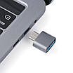 Перехідник OTG USB - USB Type-C, чорний, фото 4