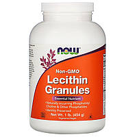 Now Foods, Лецитин в гранулах, без ГМО, Lecithin Granules, 454 г