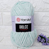 Плюшевая пряжа YarnArt Dolce 753 мята