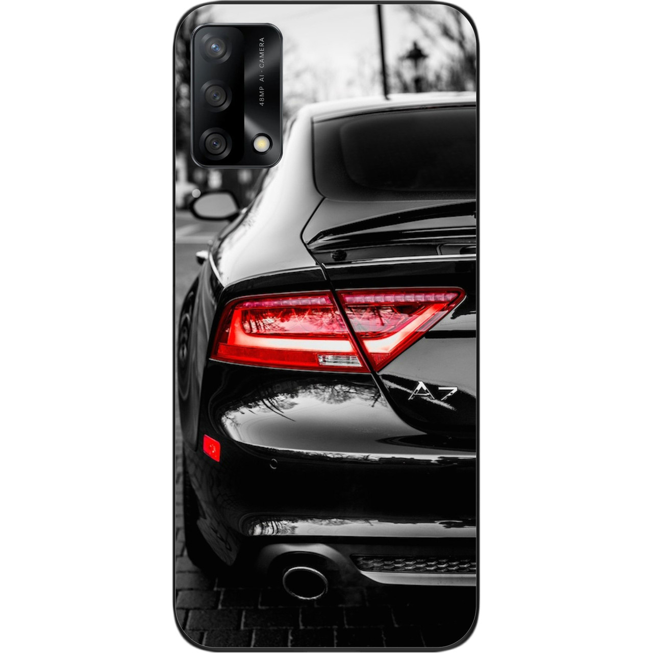 Чохол силіконовий для OPPO A74 з картинкою Авто, фото 1