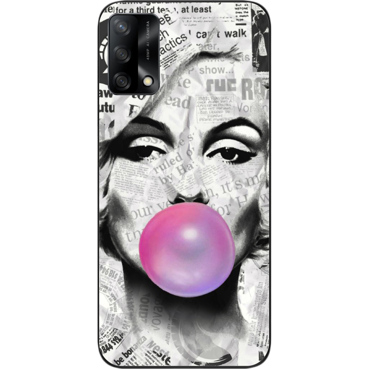 Оригінальний чохол для OPPO A74 з картинкою Монро, фото 1