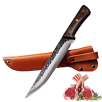 Нож для мяса профессиональный 17.5 см из кованой нержавеющей стали (PMKFSS-175)