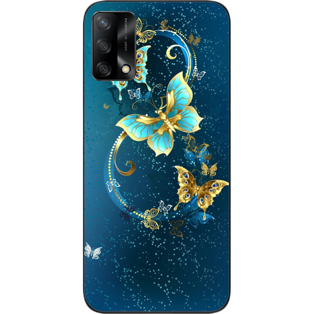 Оригінальний чохол для OPPO A74 з картинкою Метелики, фото 1