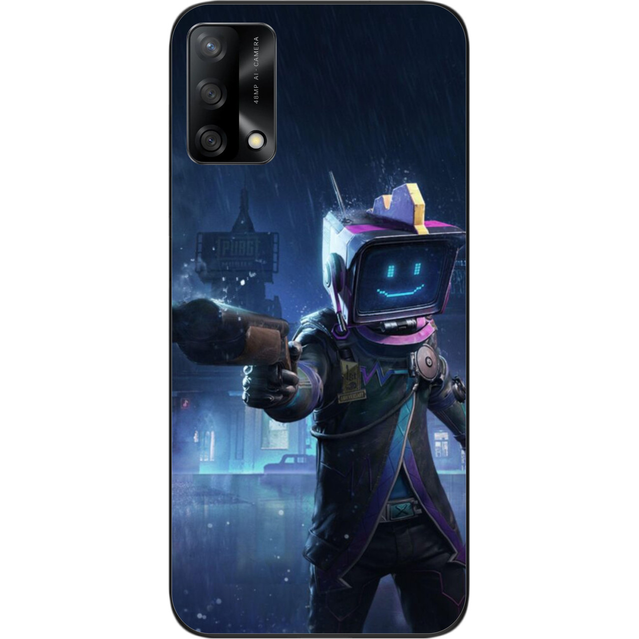 Силіконовий чохол для OPPO A74 з картинкою PUBG Mobile, фото 1