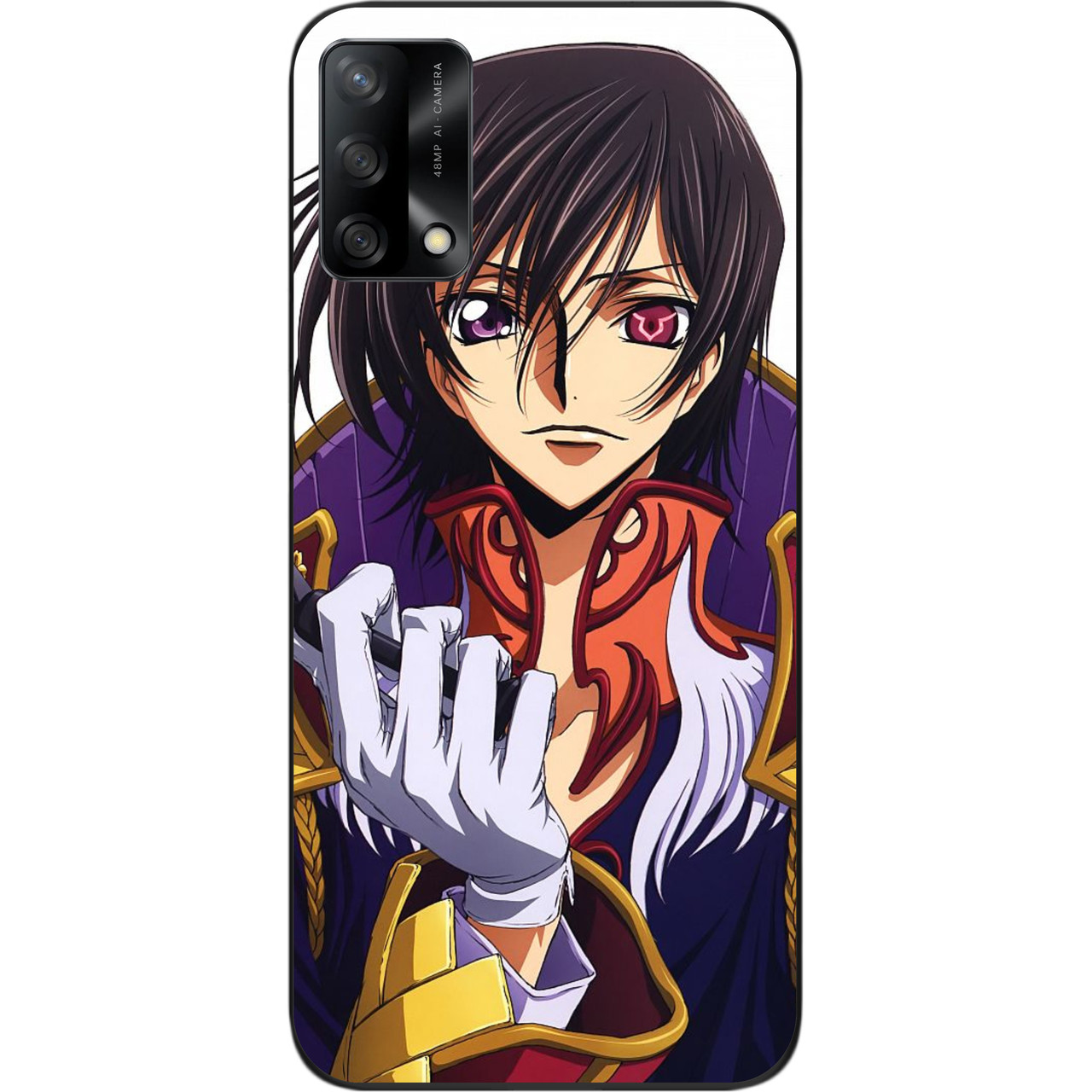 Силіконовий чохол для OPPO A74 з картинкою Код Гіас Лелуш, фото 1