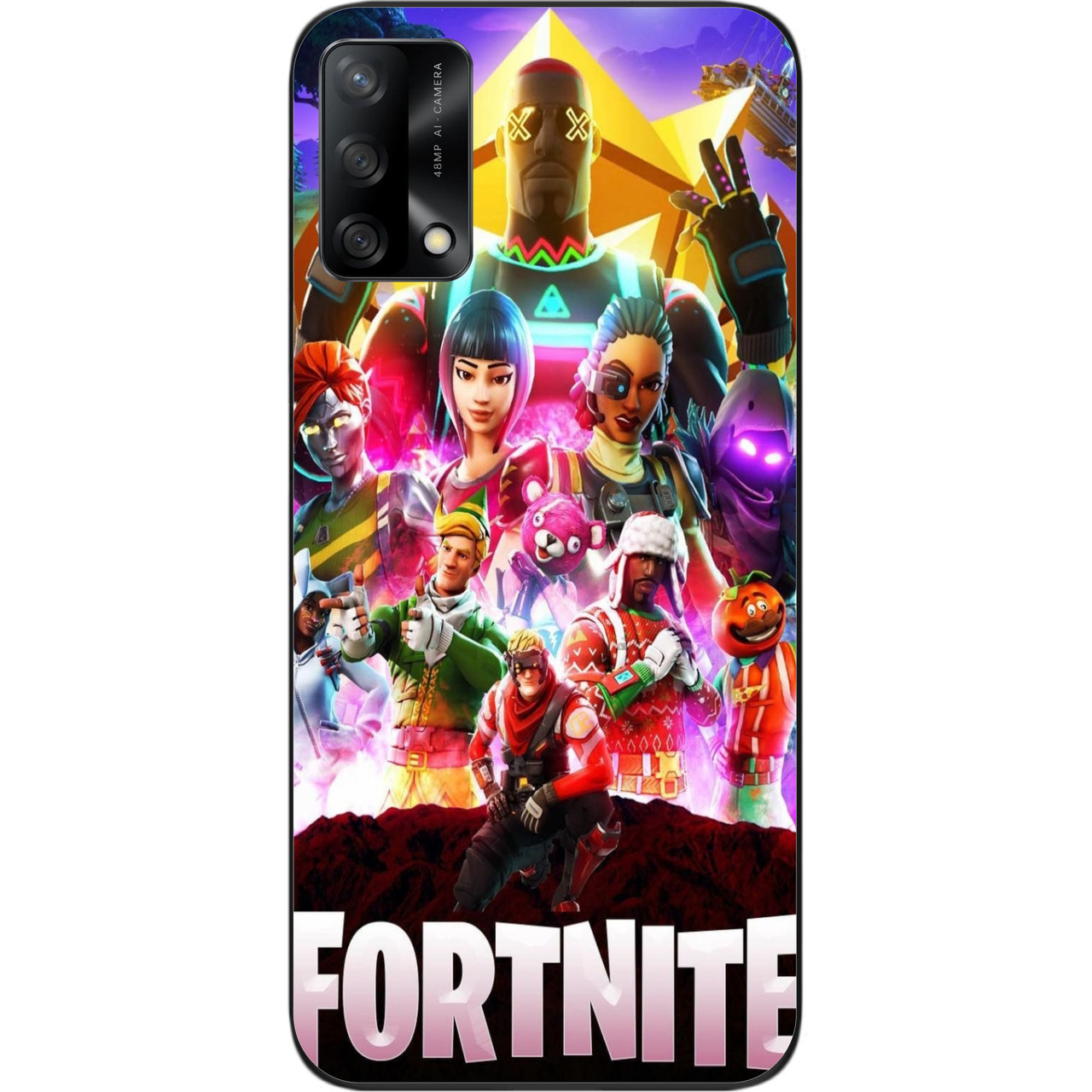 Силіконовий чохол для OPPO A74 з картинкою Гра Фортнайт, фото 1