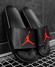 Чоловічі шльопанцы Jordan Slide Black Red ALL06585, фото 3