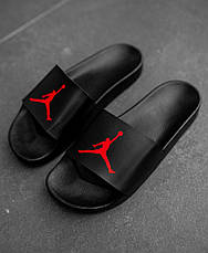 Чоловічі шльопанцы Jordan Slide Black Red ALL06585, фото 5