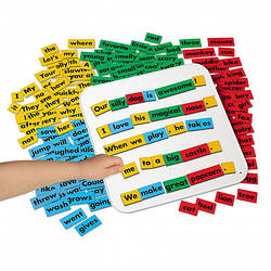 Фразовий конструктор для вивчення англійської мови (дошка та 190 магнітів) Lakeshore
