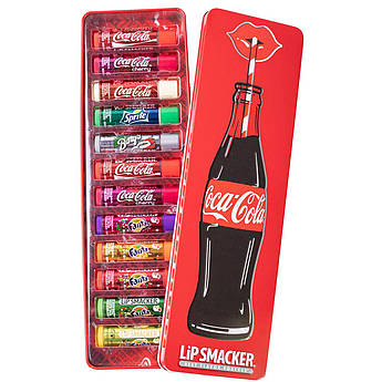 Бальзами для губ Lip Smacker Coca Cola Piece Balm Vault 12 шт. х 4 г