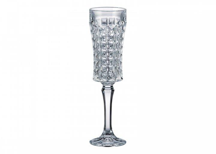 Набір келихів для шампанського Bohemia Crystallite Diamond 120 мл 6 шт 1KD27 / 0 / 99T41 / 120