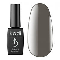 Kodi Professional Color Rubber Base Gel Ultimate Gray - кольорове базове покриття (сірий), 8 мл