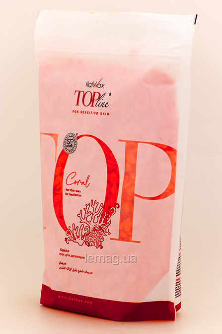 ItalWax Віск плівковий в гранулах TOP Line Корал, 750 г