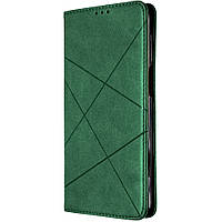 Чехол-книжка Leather Book Samsung Galaxy S21 (Тёмно-зелёный)