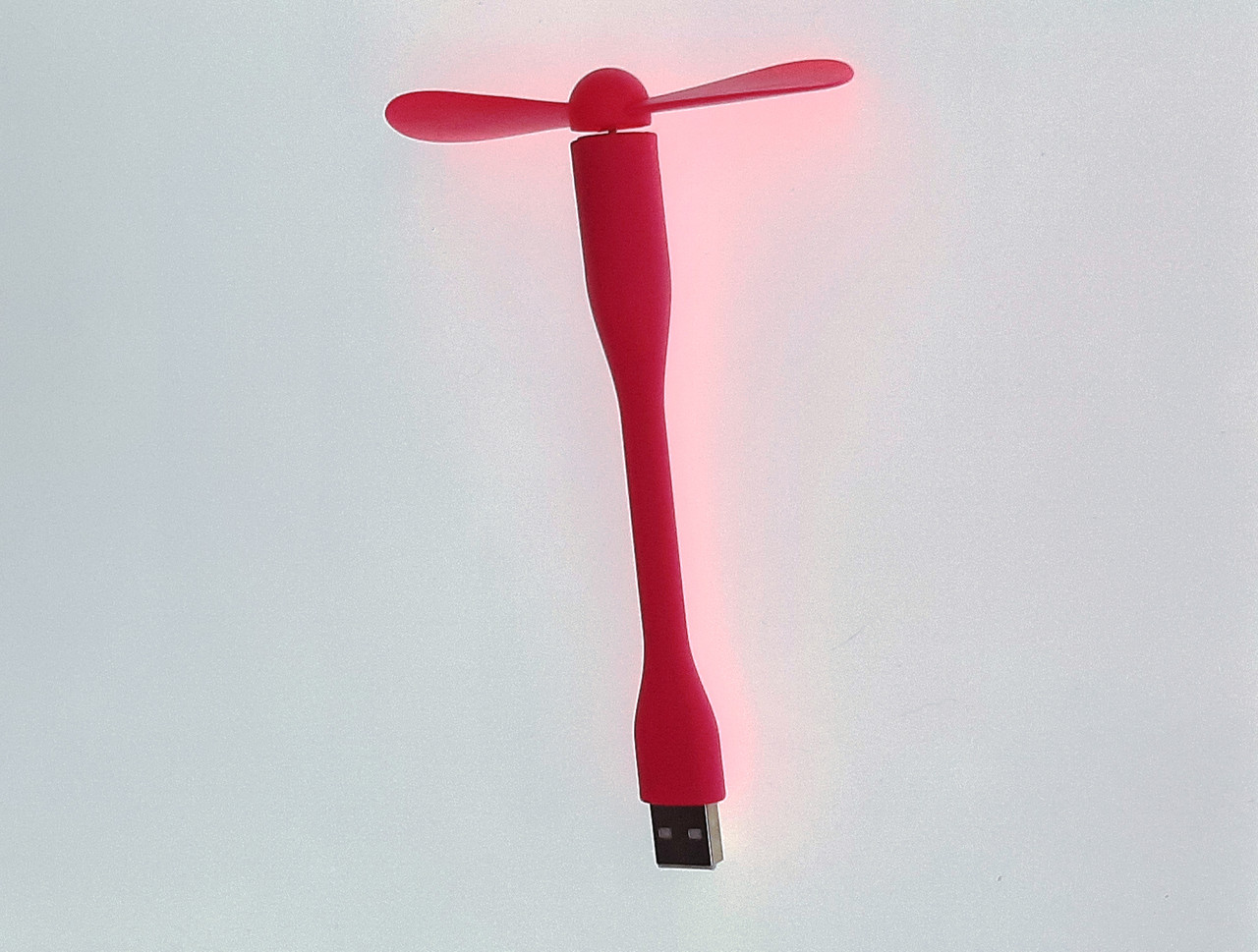 Міні вентилятор USB. Колір - салатовий; рожевий