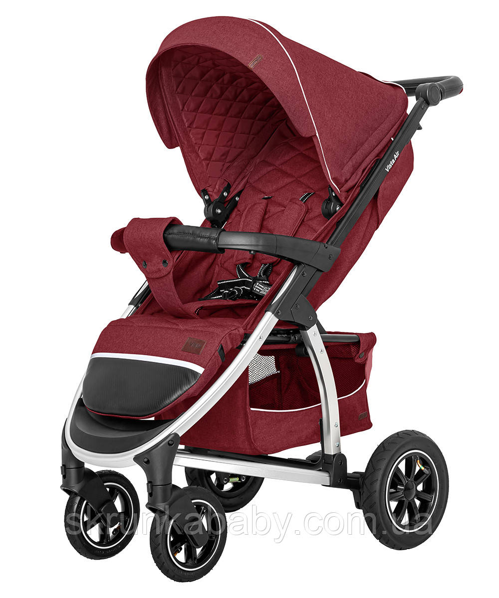 Прогулянкова коляска CARRELLO Vista Air CRL 5511 Ruby Red +дощовик, фото 1