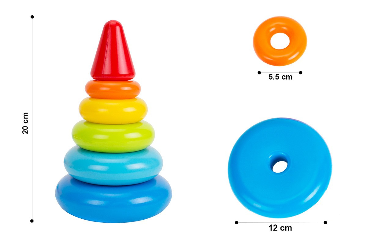 Розвиваюча іграшка Пірамідка ТехноК, 6863