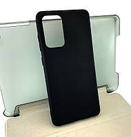 Чехол для Samsung Galaxy A52, A525 4G накладка бампер Case силиконовый черный матовы