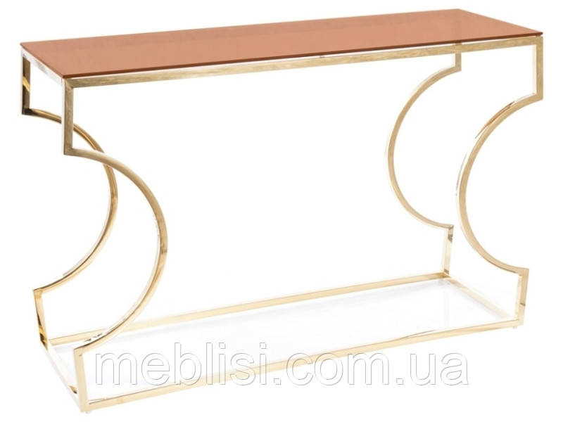 Консоль KENZO C янтарний/золотий (120х40х78) Signal