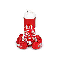 Боксерский набор с перчатками, малый, 15х42 см, красный, бокс/мал/кр