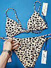 Роздільний Купальник Victoria's Secret SKIN BY SAME Ліф р. L / Плавки р. XL, Леопардовий, фото 3