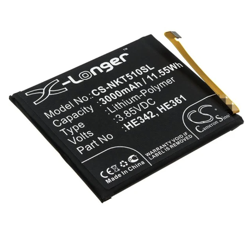 Акумуляторна батарея (АКБ) HE361 для Nokia 7.1 TA-1095, 5.1 Plus TA-1105, 6.1 Plus TA-1116 3060 mAh,, фото 1