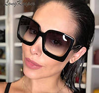 Женские солнцезащитные очки большие квадратные градиентные
