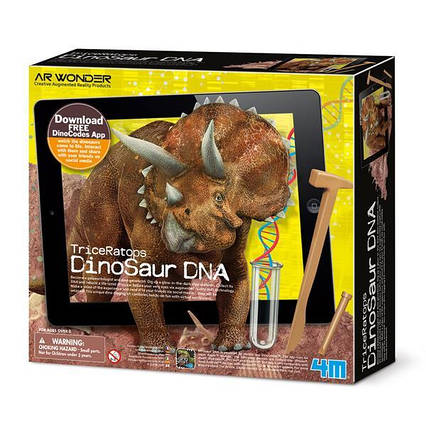 Набір для розкопок 4M ДНК динозавра Трицератопс (00-07003)