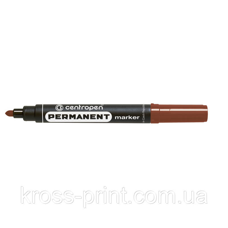 Маркер Permanent 8566 2,5 мм круглий коричневий