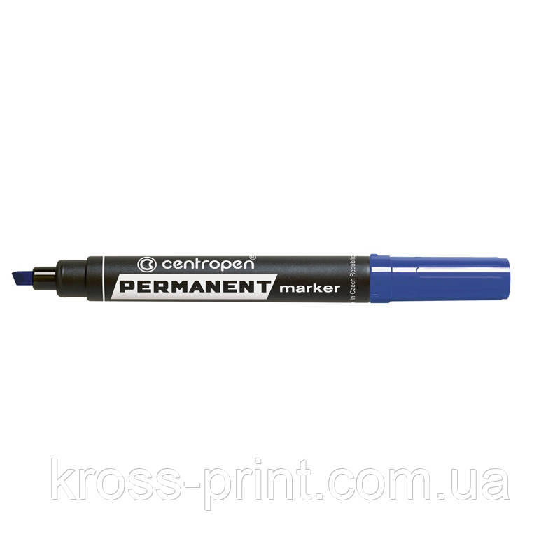 Маркер Permanent 8576 1-4,6 мм клинуватий синій