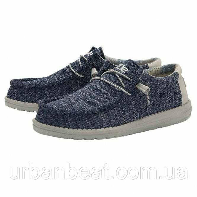 Літні чоловічі топсайдеры Hey Dude Wally Sox "Moonlit Ocean" Оригінал