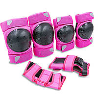 Детский подростковый набор защиты для роликов Hypro Fox M 8-12 лет (розовый)